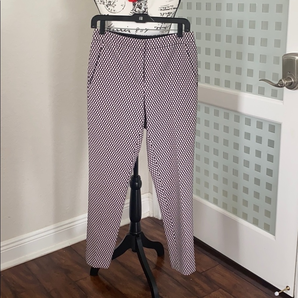 NWT Per se pants diamond pattern